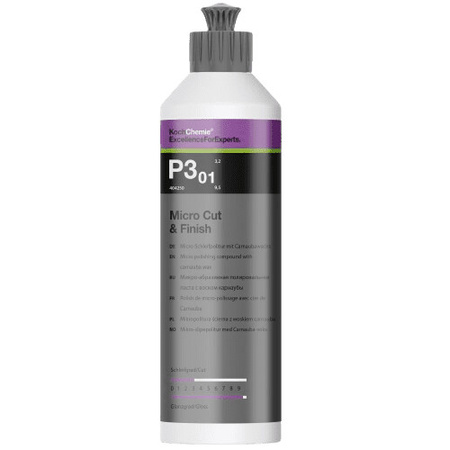 Koch Chemie P3.01 Micro Cut & Finish 250ml - pasta wykańczająca z carnaubą i silikonami