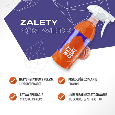 Gyeon Q2M WetCoat 500ml - nakładanie powłoki hydrofobowej