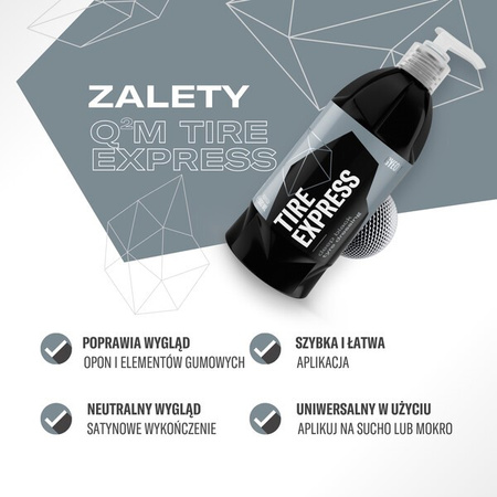 Gyeon Q2M Tire Express 1L - dressing do opon