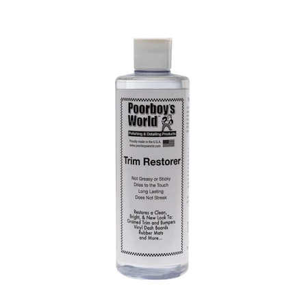 Poorboy's World Trim Resorter 473ml – odnawianie zewnętrznych tworzyw sztucznych