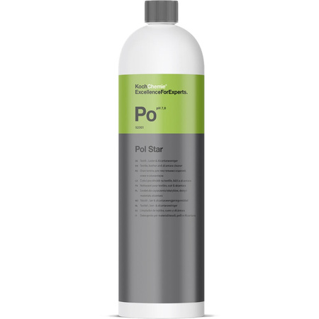 Koch Chemie Po Pol Star 1L - czyszczenie tekstyliów, skóry i alcantary z funkcją konserwującą