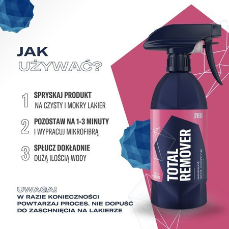 Gyeon Q2M TotalRemover 1L - usuwanie starych powłok i sealantów