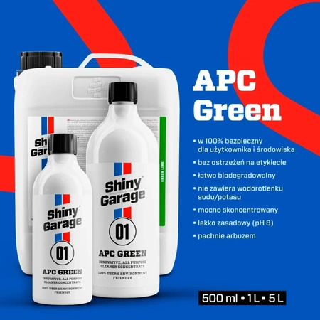 Shiny Garage APC Green 500ml - ekologiczny, uniwersalny środek czyszczący