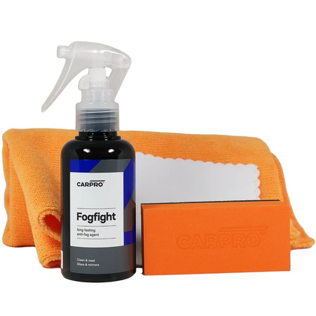 CarPro Fog Fight Kit 100ml - zestaw ograniczający parowanie szyb