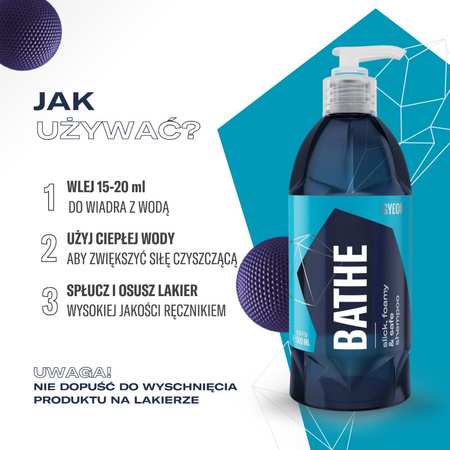 Gyeon Q2M Bathe 1L - skoncentrowany szampon o neutralnym pH