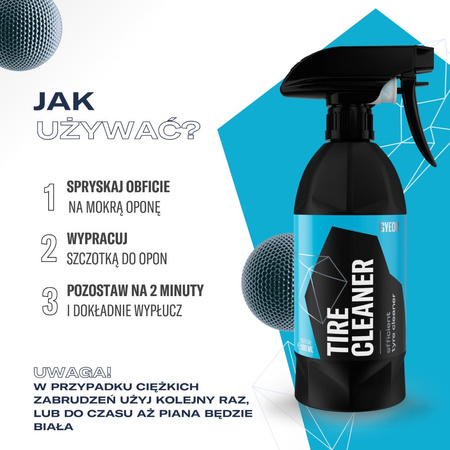 Gyeon Q2M TireCleaner 500ml - czyszczenie opon