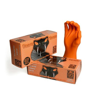 Black Mamba Orange Nitrile Gloves M 100szt. - rękawiczki nitrylowe