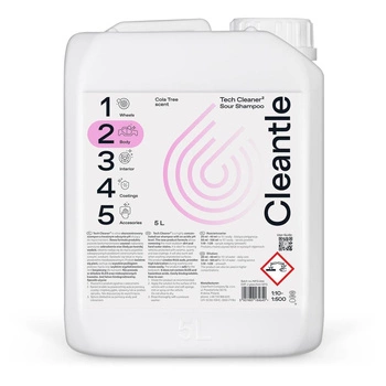 Cleantle Tech Cleaner2 5L - szampon samochodowy o pH kwaśnym