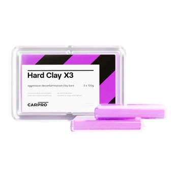 CarPro Hard Clay X3 3x100g - twarda glinka