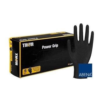 Abena Thor Power Grip S 50szt. - grube rękawiczki nitrylowe, fakturowane